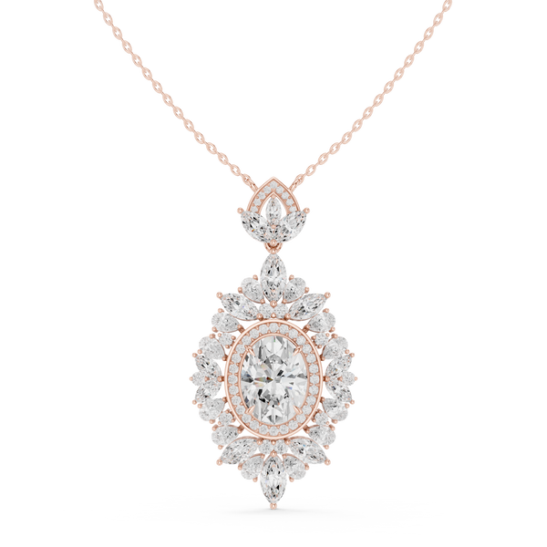 Aura Gleam Lab Grown Diamond Pendant Necklace