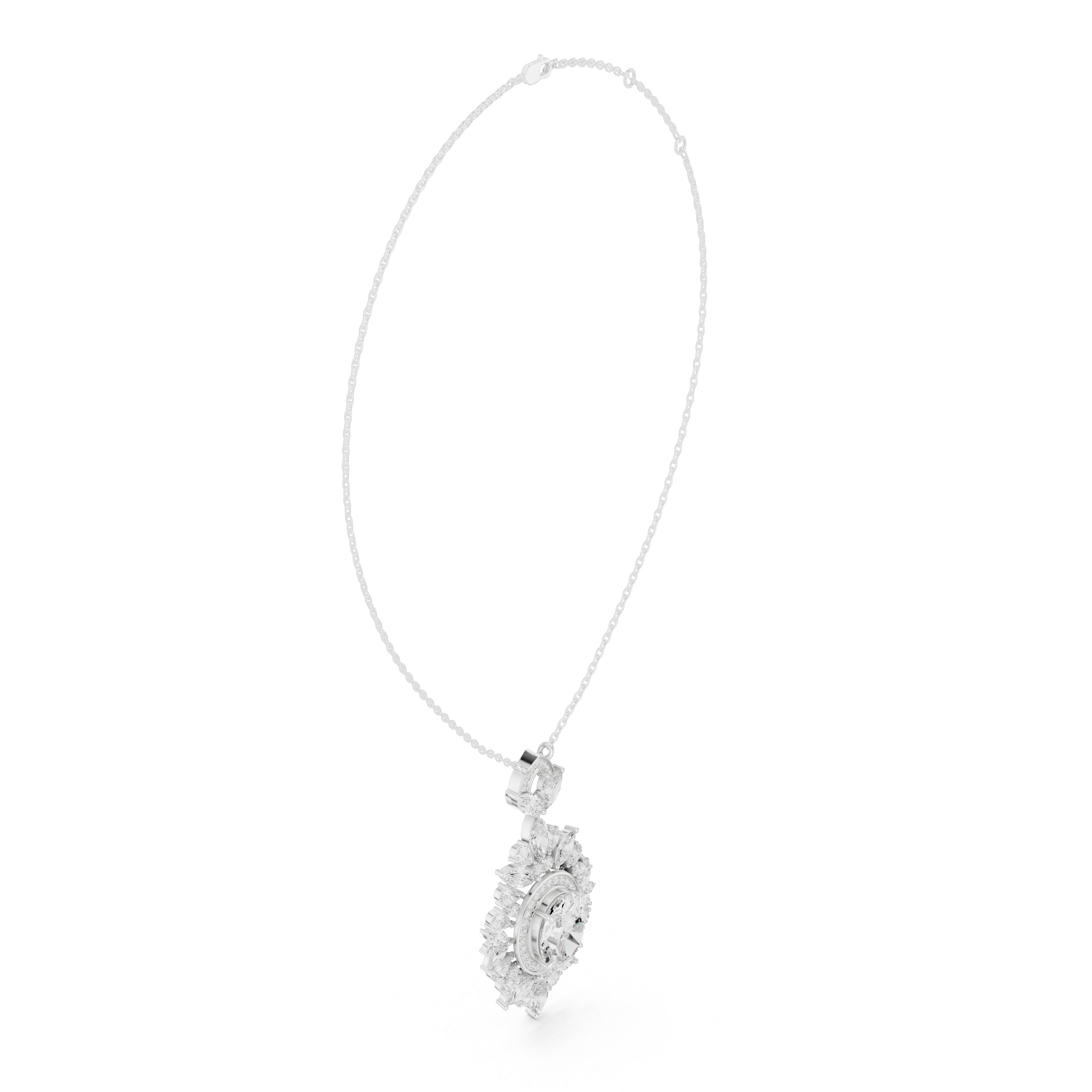 Aura Gleam Lab Grown Diamond Pendant Necklace
