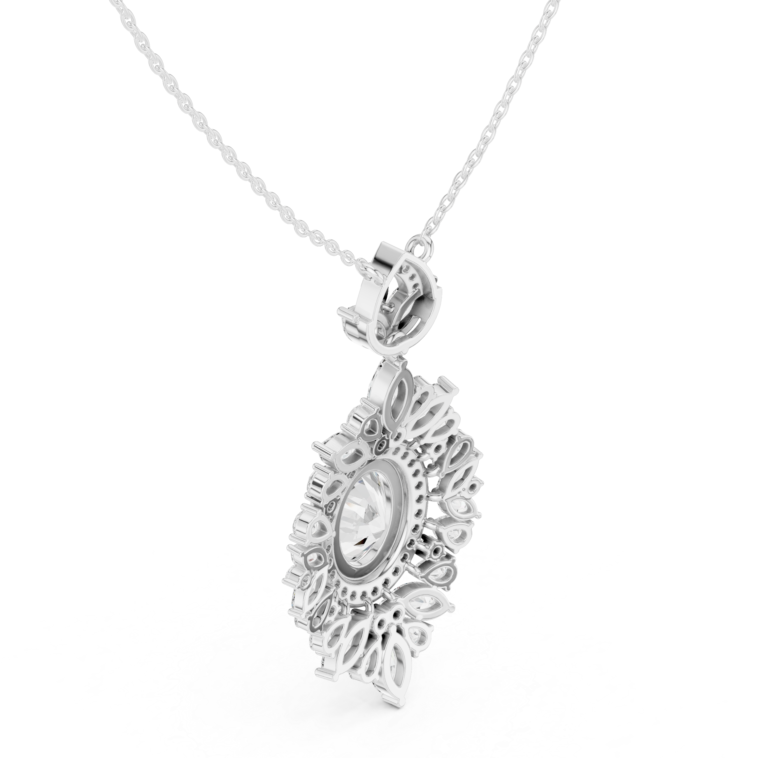 Aura Gleam Lab Grown Diamond Pendant Necklace