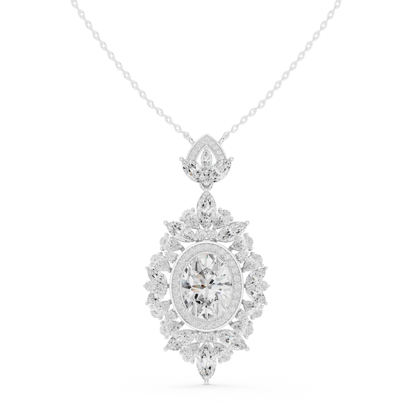 Aura Gleam Lab Grown Diamond Pendant Necklace