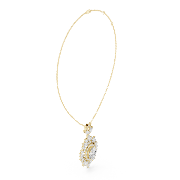Aura Gleam Lab Grown Diamond Pendant Necklace