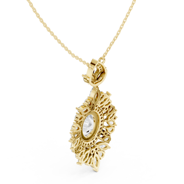 Aura Gleam Lab Grown Diamond Pendant Necklace