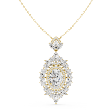 Aura Gleam Lab Grown Diamond Pendant Necklace