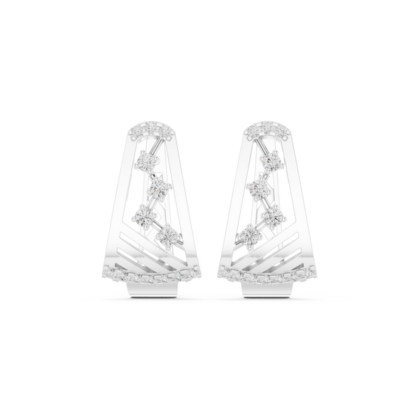 Just Right lab grown diamond earring design