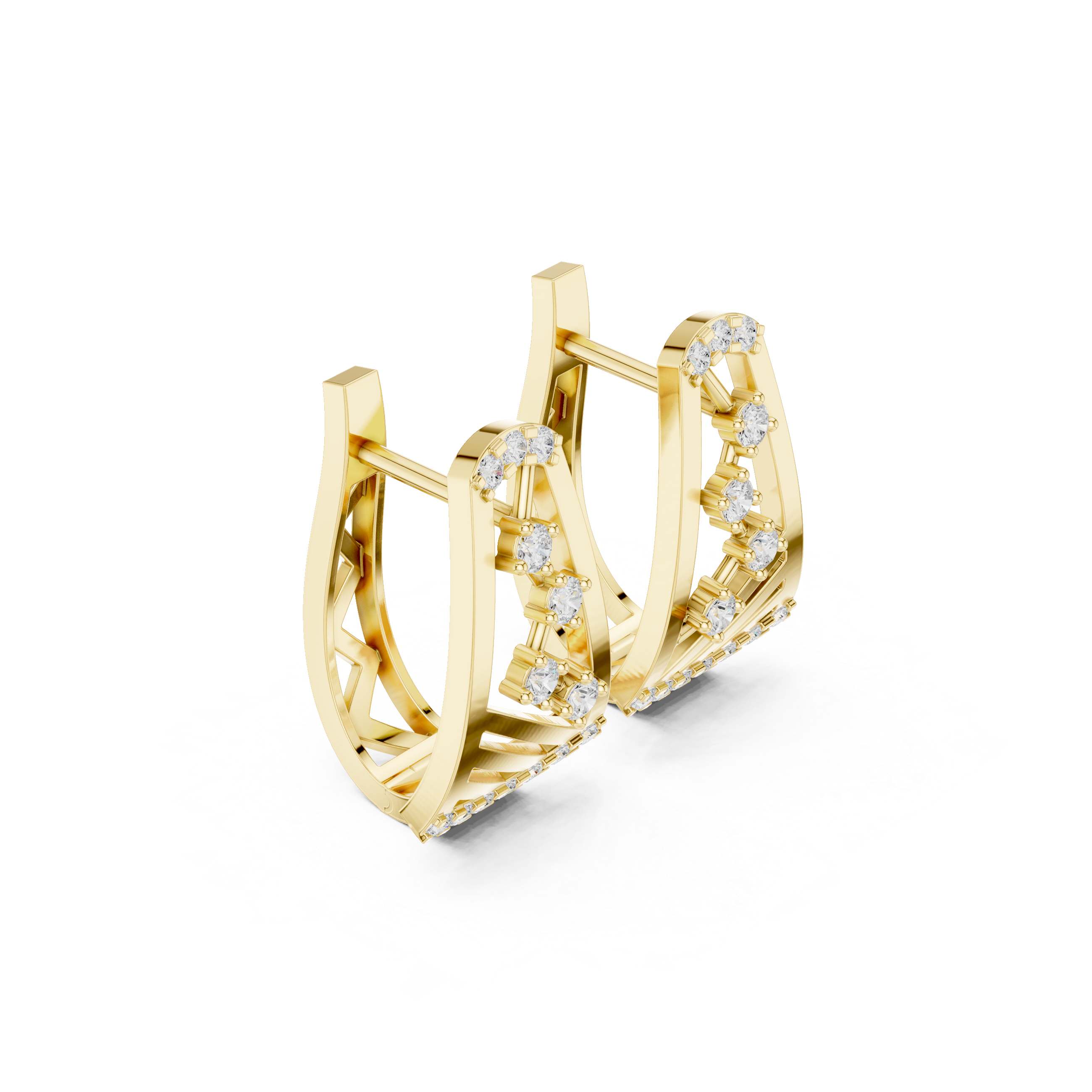 Mirage Glow Lab Grown Diamond Earrings Hoops
