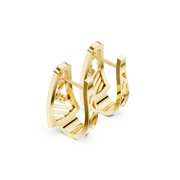 Just Right lab grown diamond earring design