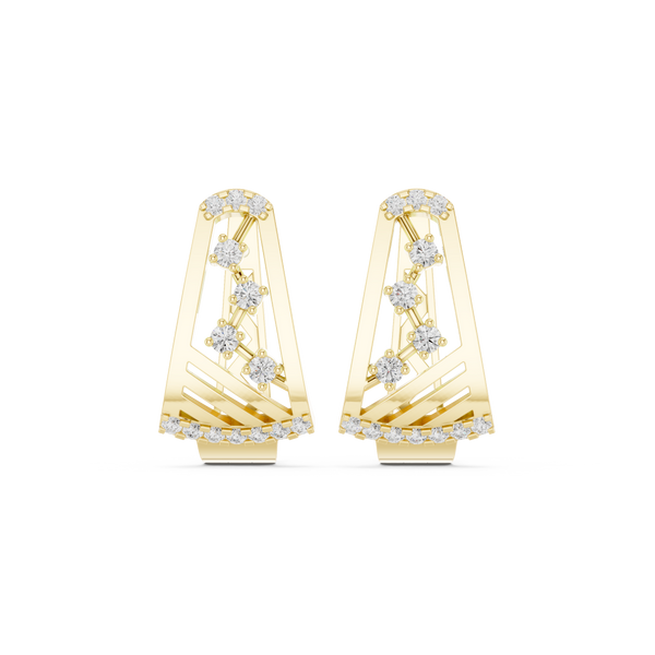 Just Right lab grown diamond earring design