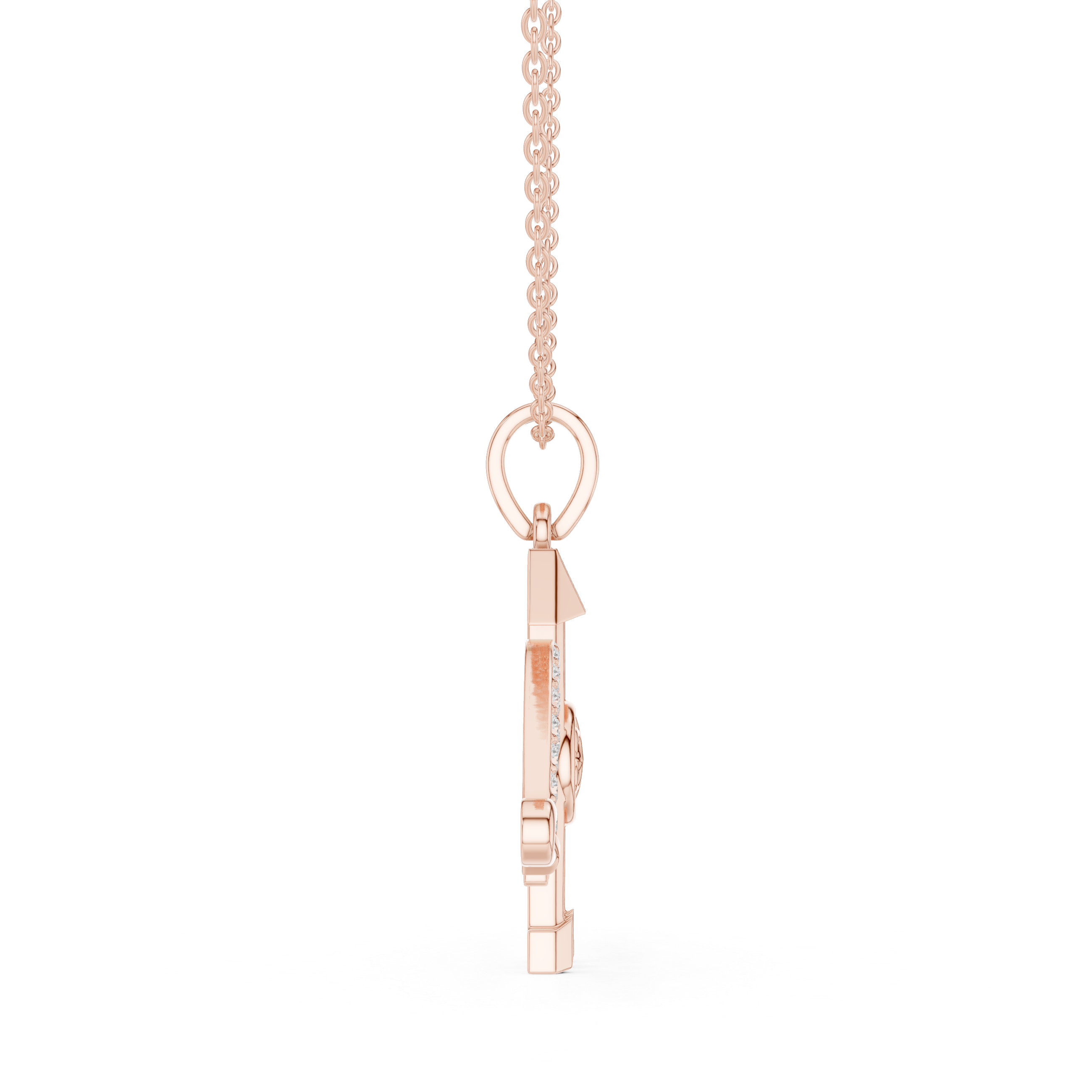 Classic Halo Lab Grown Diamond Pendant Necklace