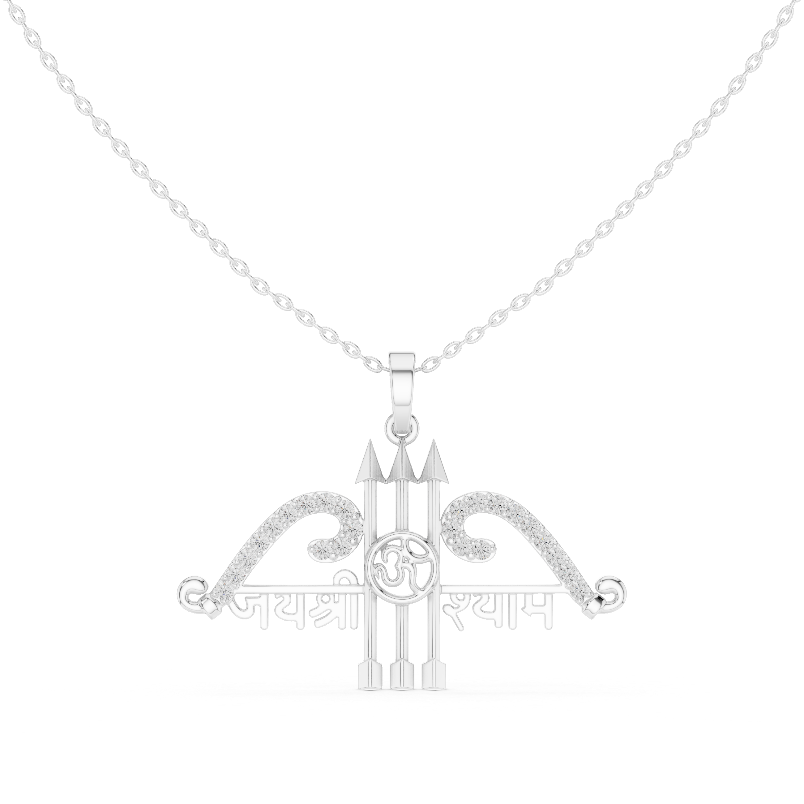 Classic Halo Lab Grown Diamond Pendant Necklace
