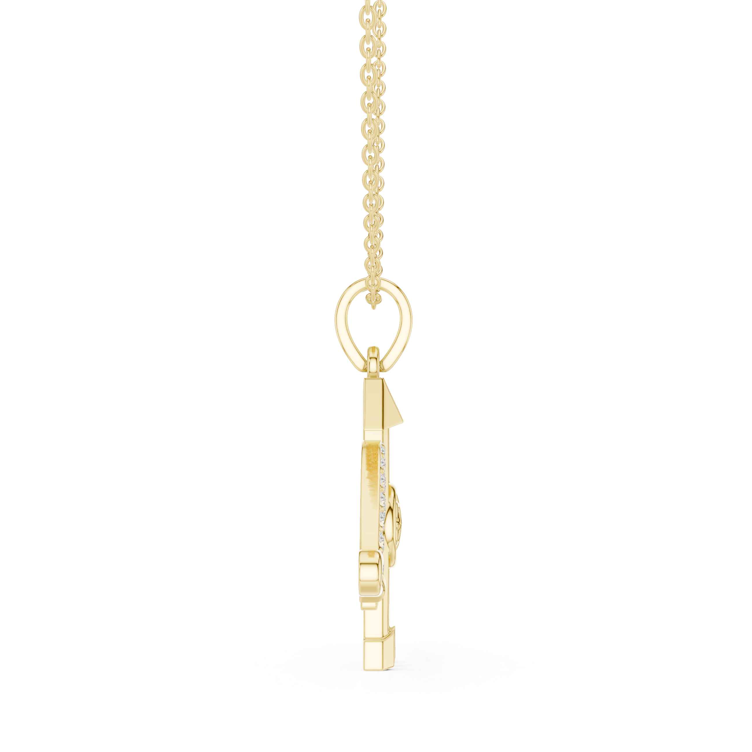 Classic Halo Lab Grown Diamond Pendant Necklace