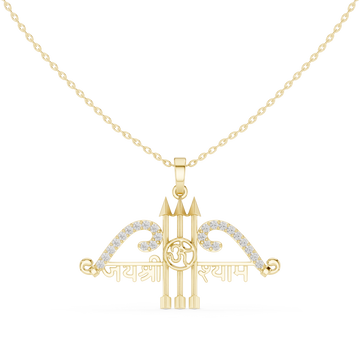 Classic Halo Lab Grown Diamond Pendant Necklace