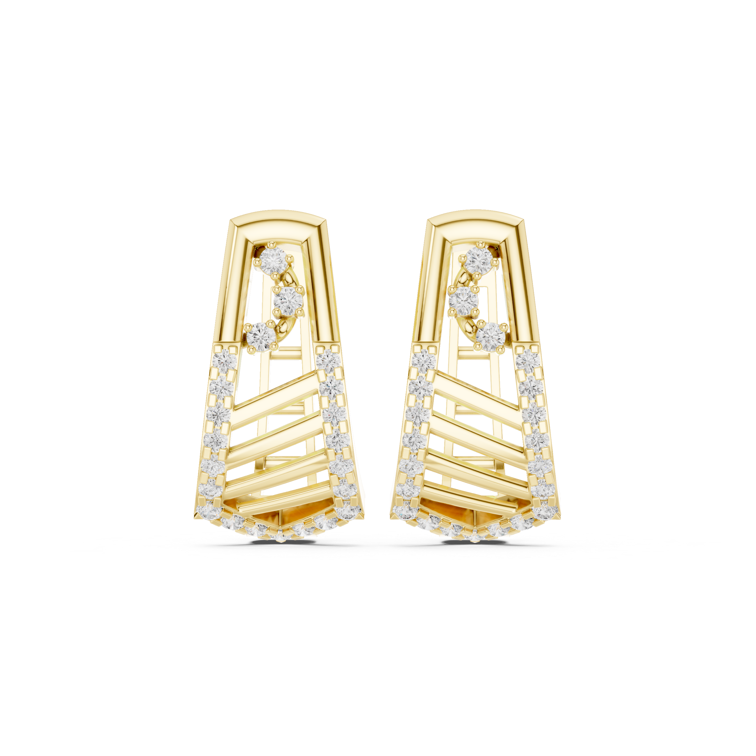 Gilded Ivy Lab Grown Diamond Earrings Sets