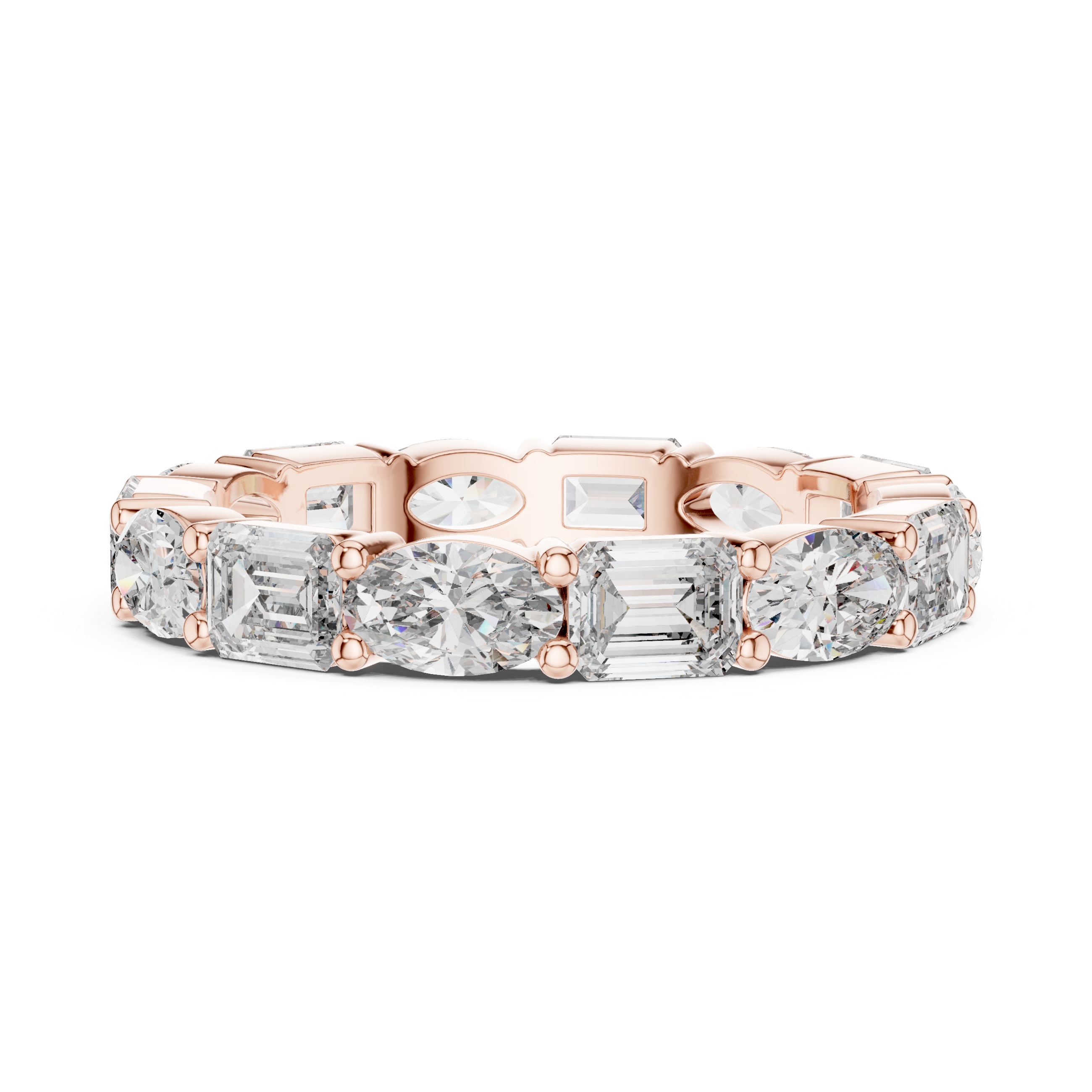 Chiffon Drape lab grown diamond ring
