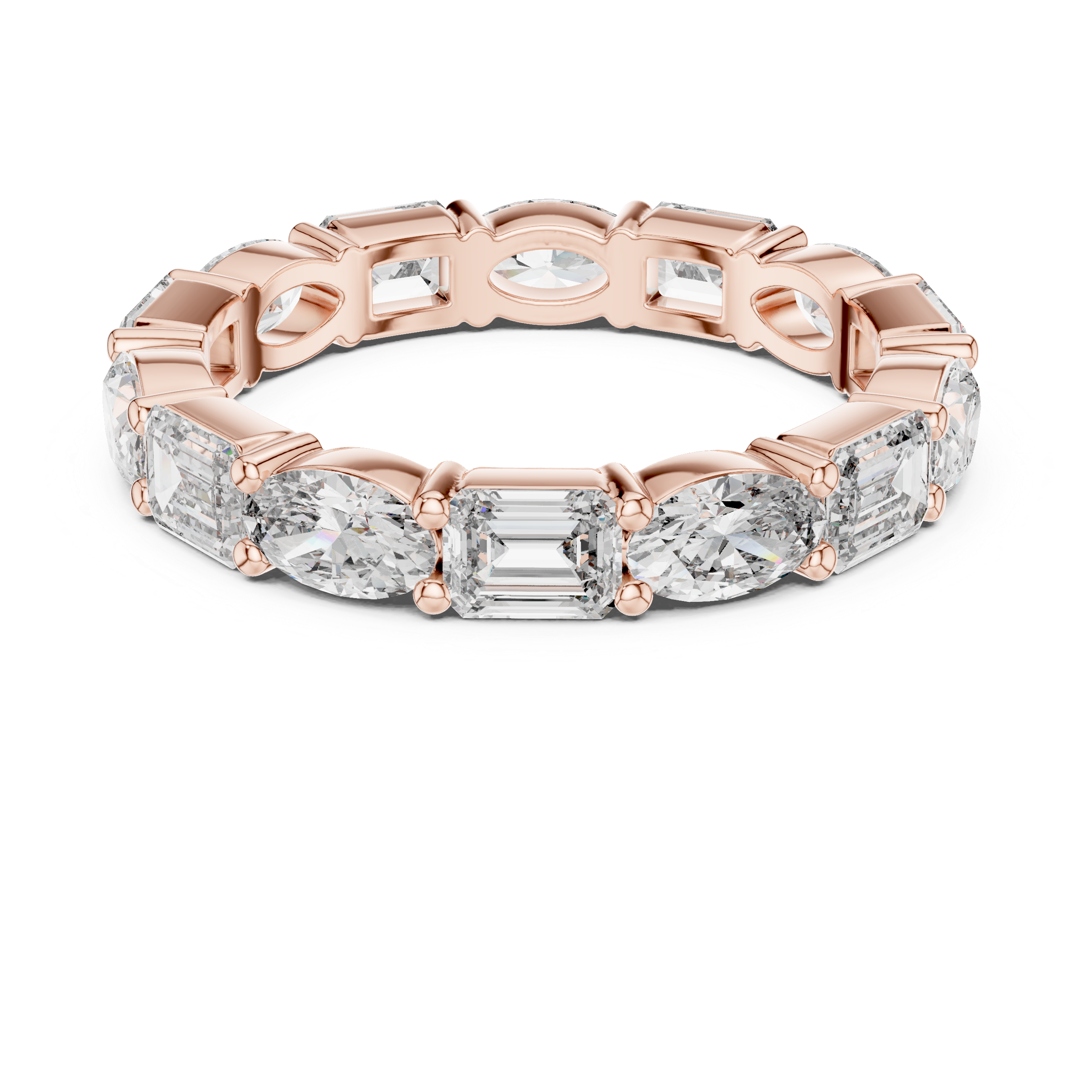 Chiffon Drape lab grown diamond ring