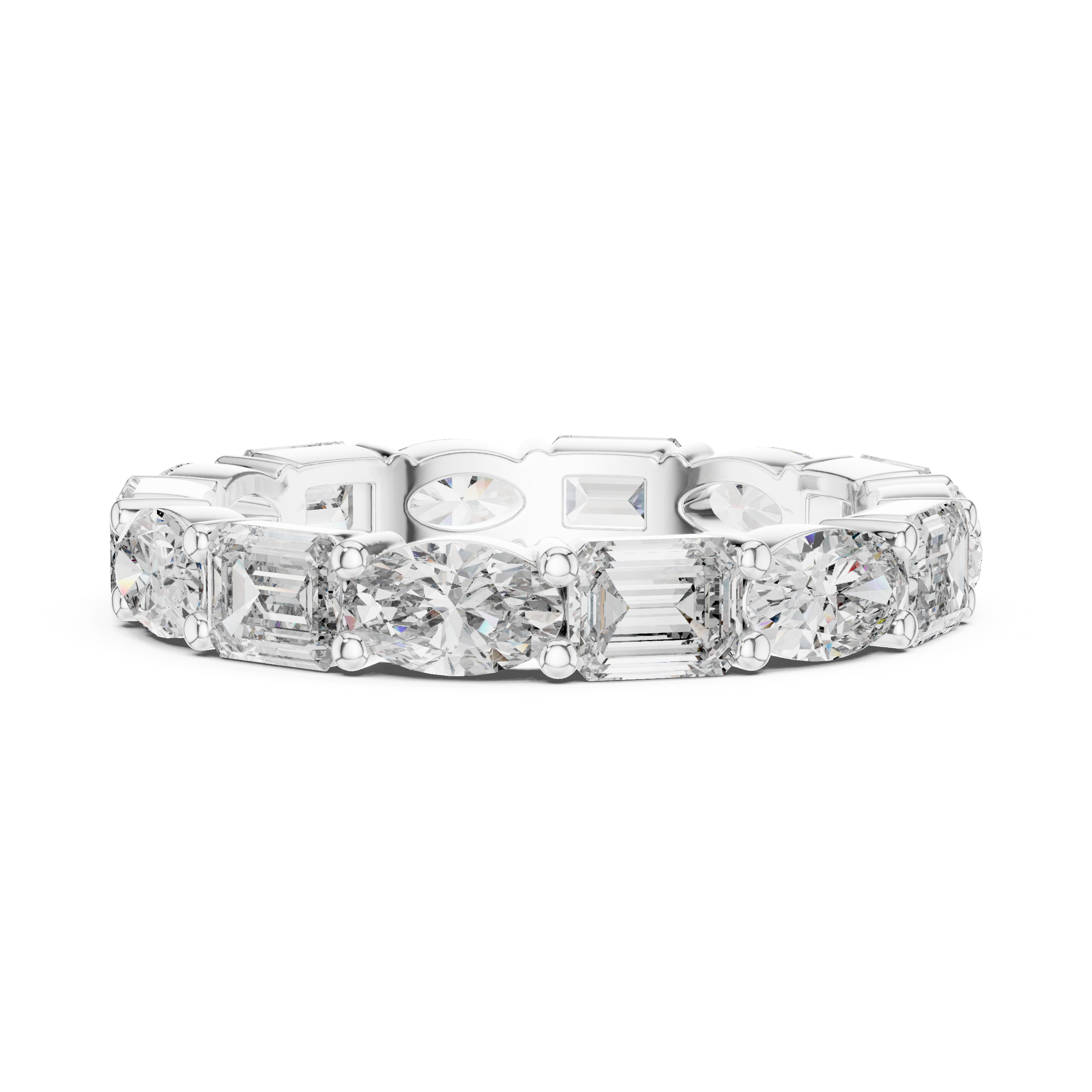 Chiffon Drape lab grown diamond ring