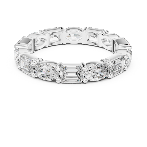 Chiffon Drape lab grown diamond ring