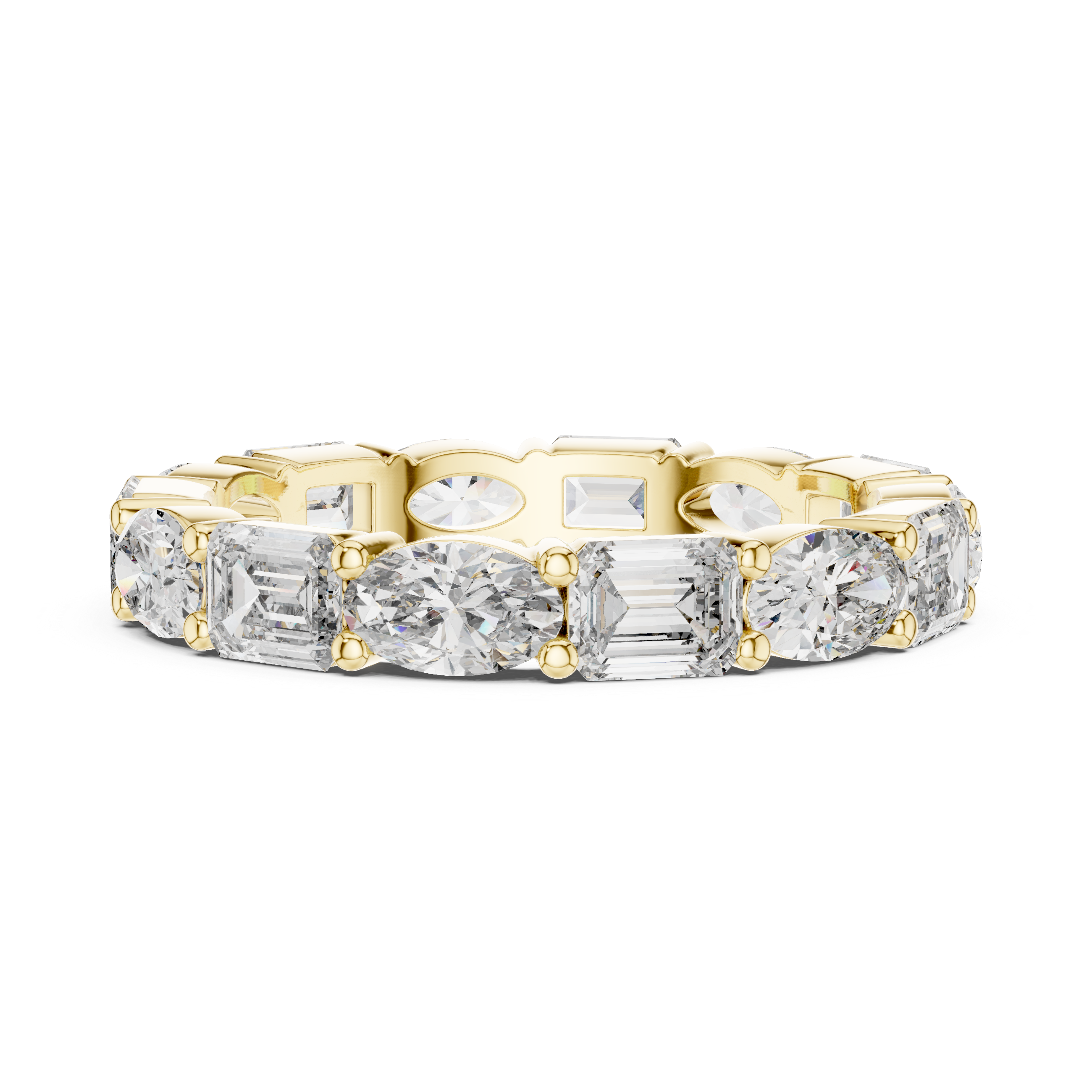 Chiffon Drape lab grown diamond ring