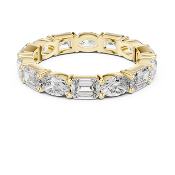 Chiffon Drape lab grown diamond ring