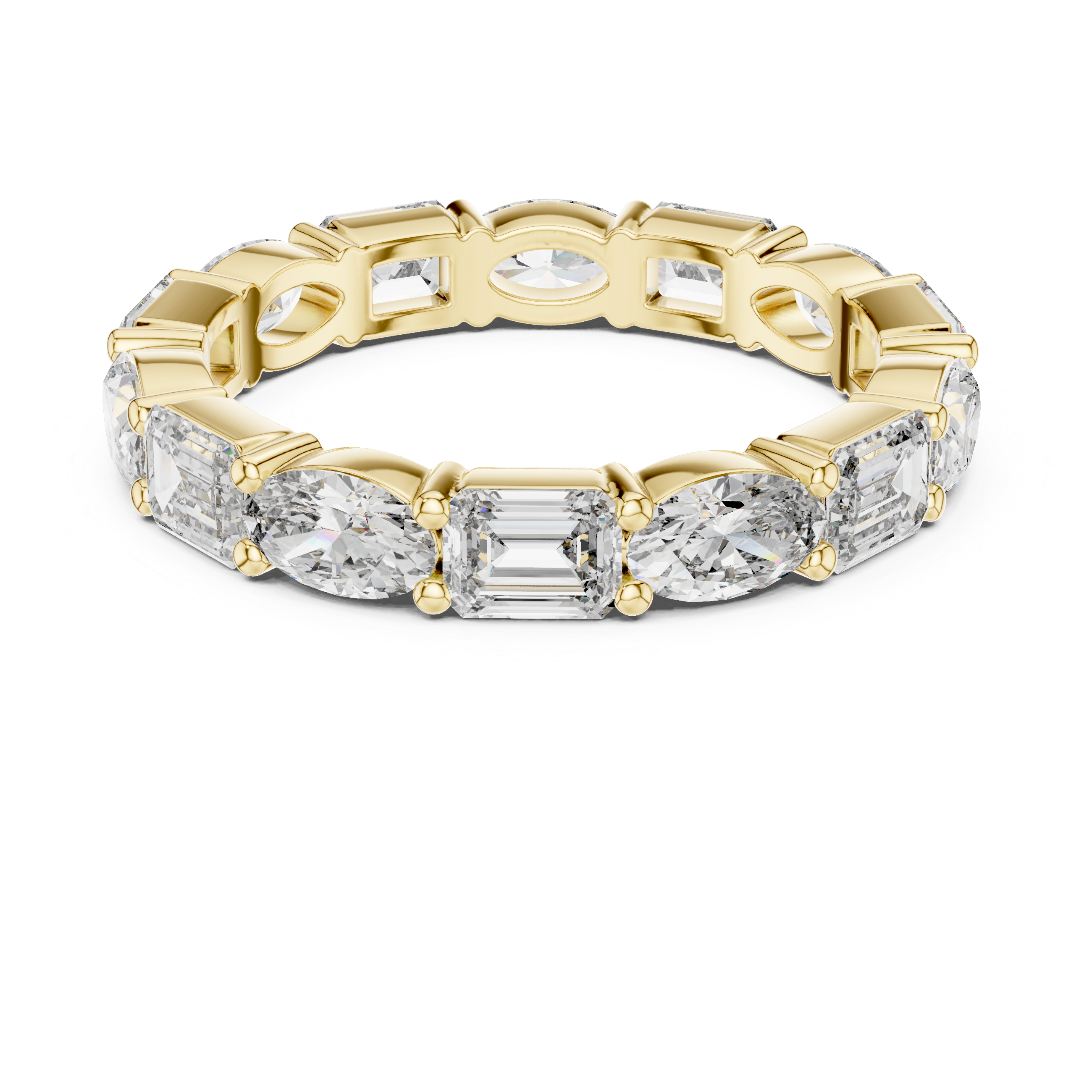 Chiffon Drape lab grown diamond ring