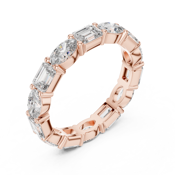 Chiffon Drape lab grown diamond ring