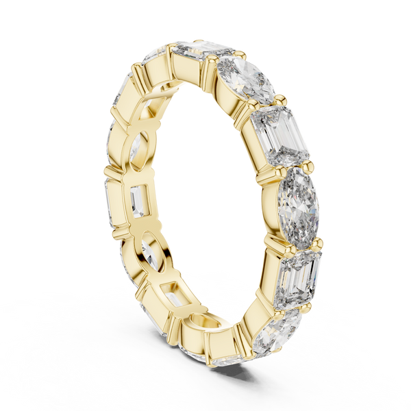Chiffon Drape lab grown diamond ring