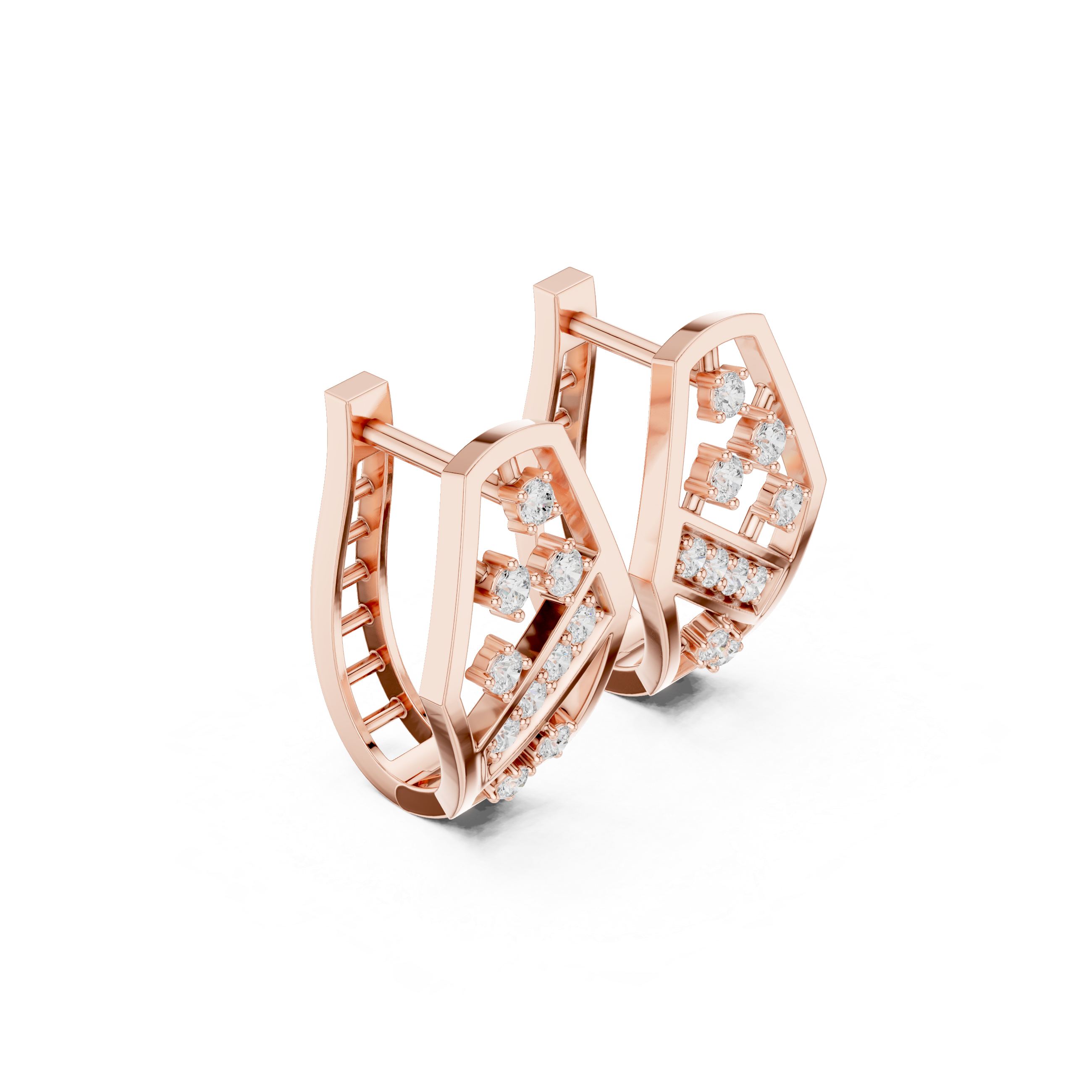 Lagoon Shimmer Lab Grown Diamond Earrings Pairs
