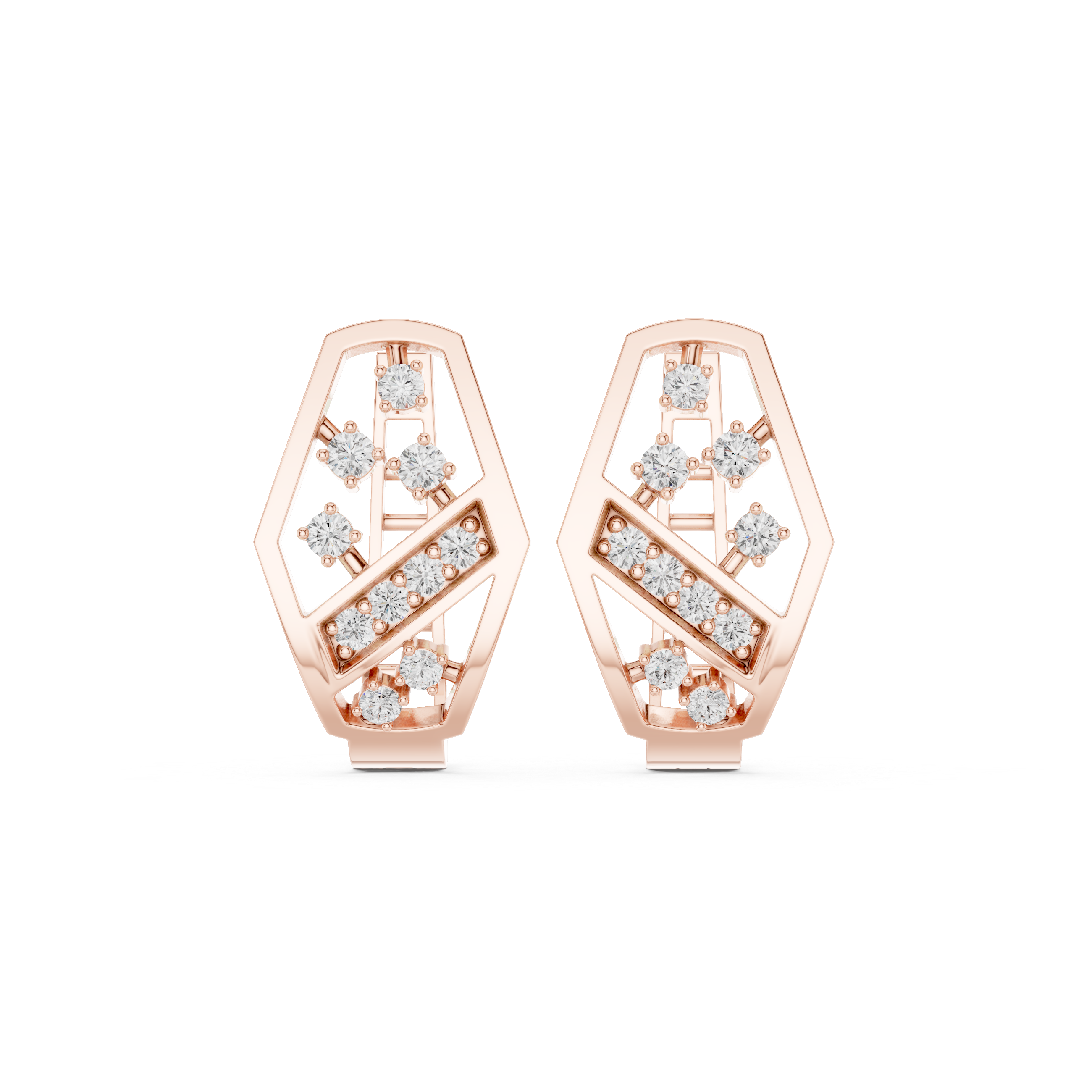 Lagoon Shimmer Lab Grown Diamond Earrings Pairs