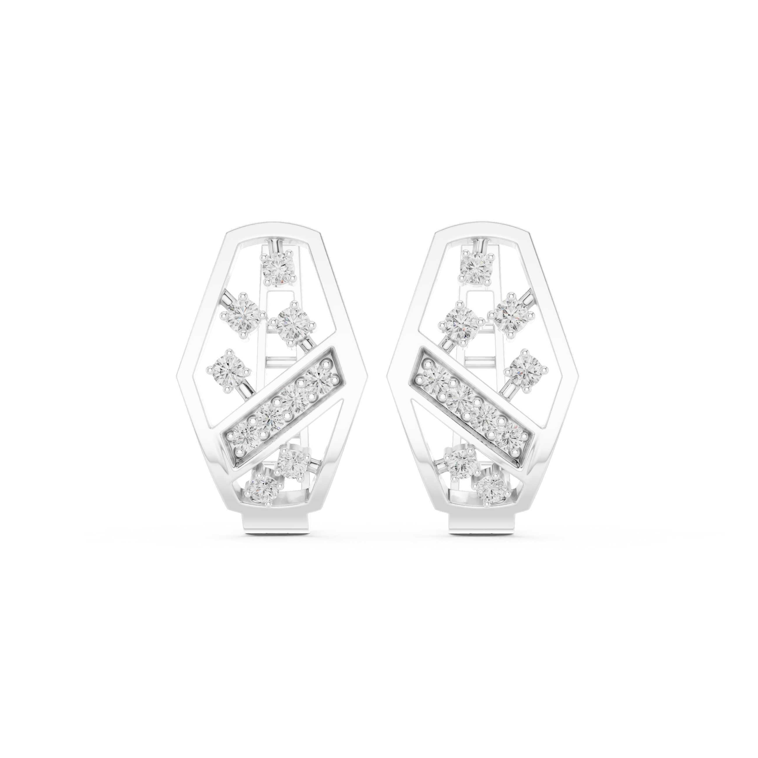 Hot Spice lab grown diamond earring design