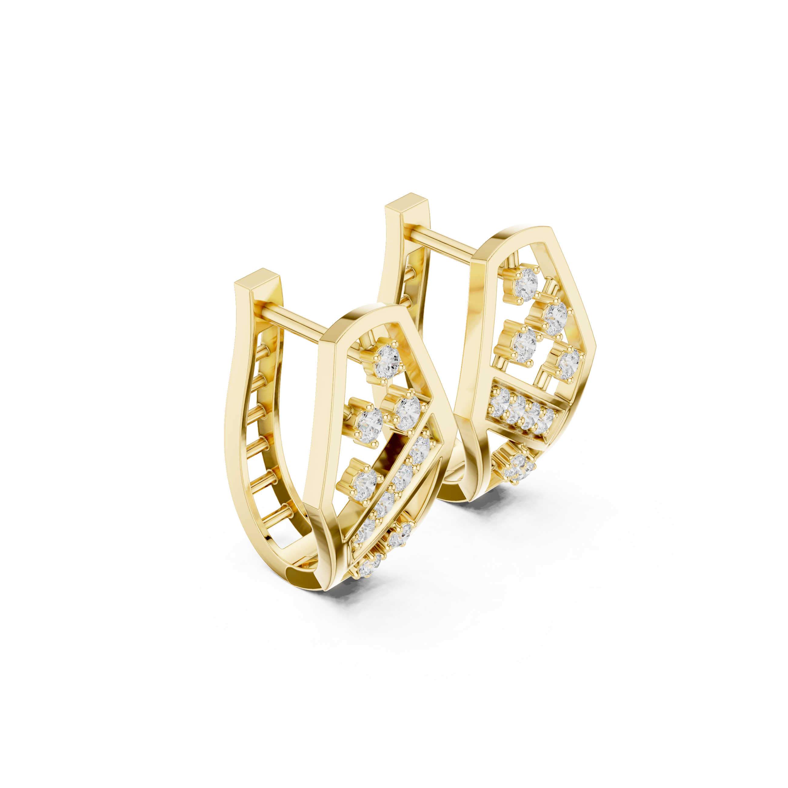 Lagoon Shimmer Lab Grown Diamond Earrings Pairs