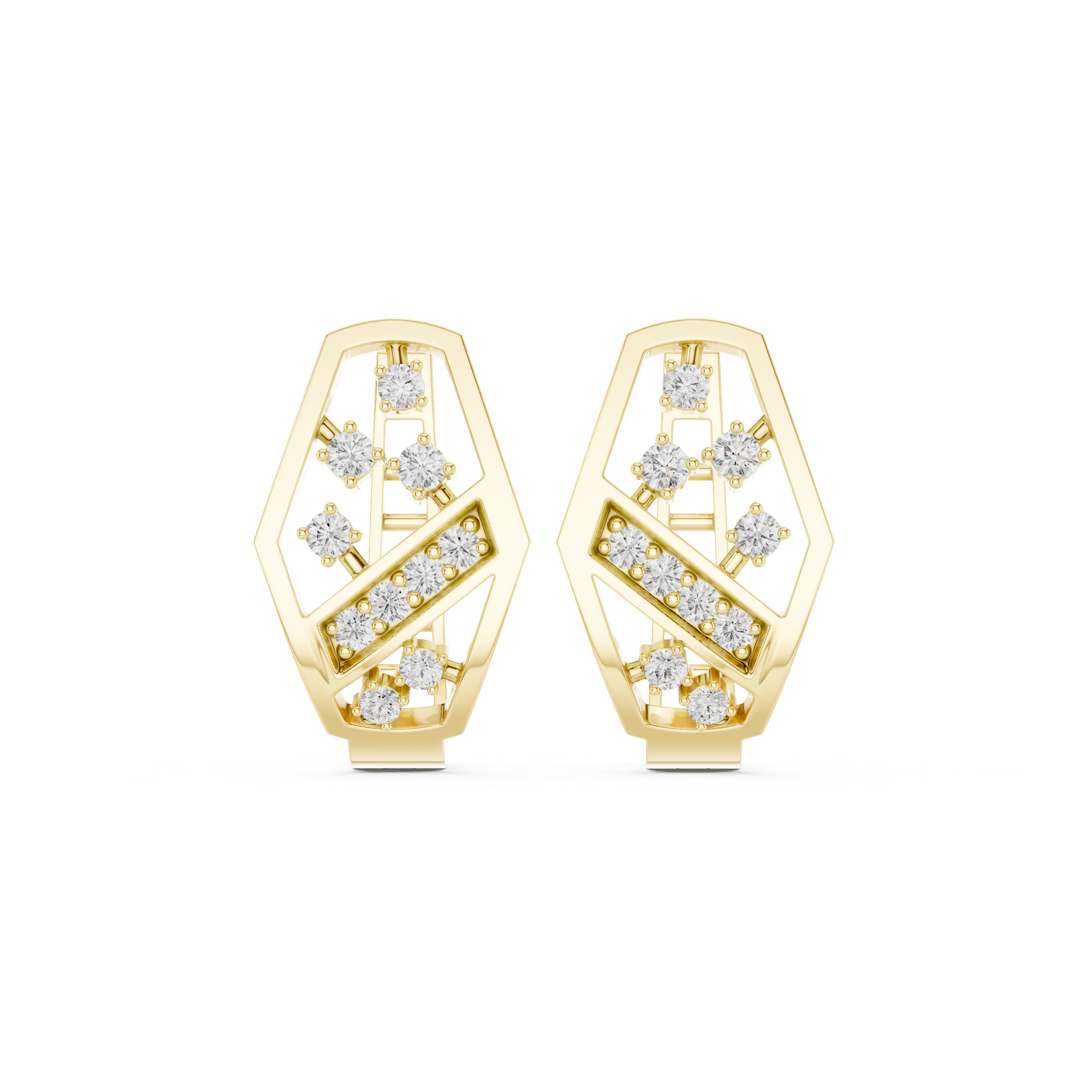 Hot Spice lab grown diamond earring design