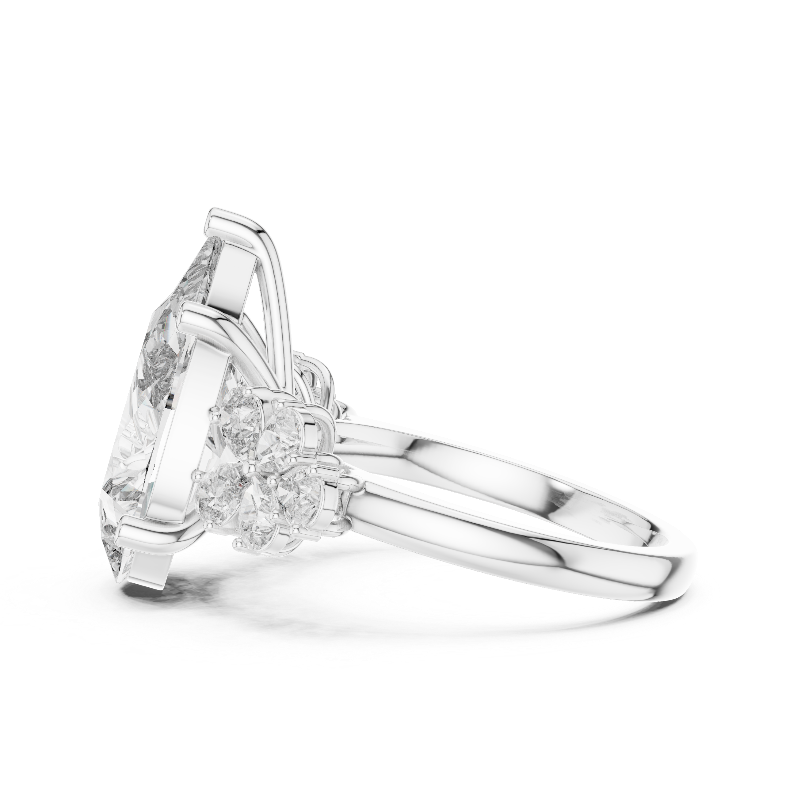 Nebula Cloud lab grown diamond ring