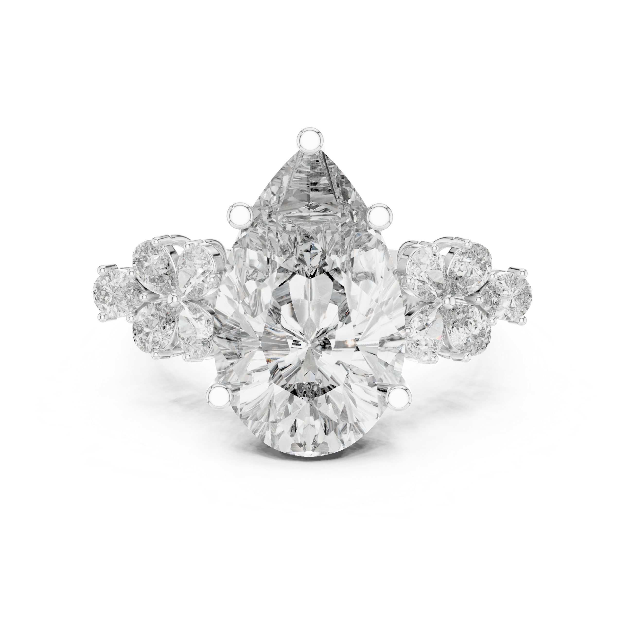 Nebula Cloud lab grown diamond ring