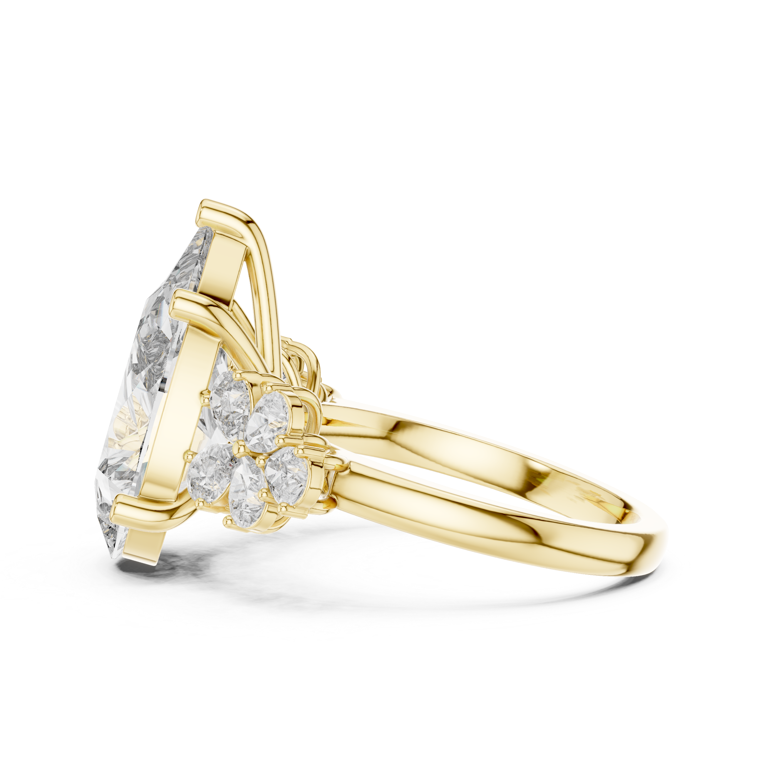Nebula Cloud lab grown diamond ring