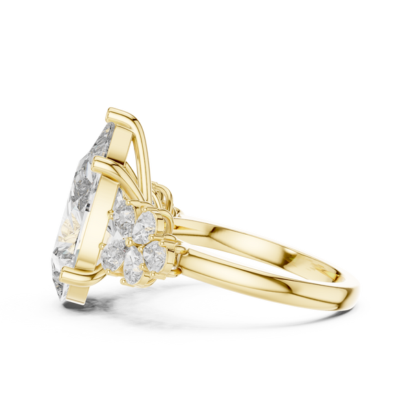 Nebula Cloud lab grown diamond ring