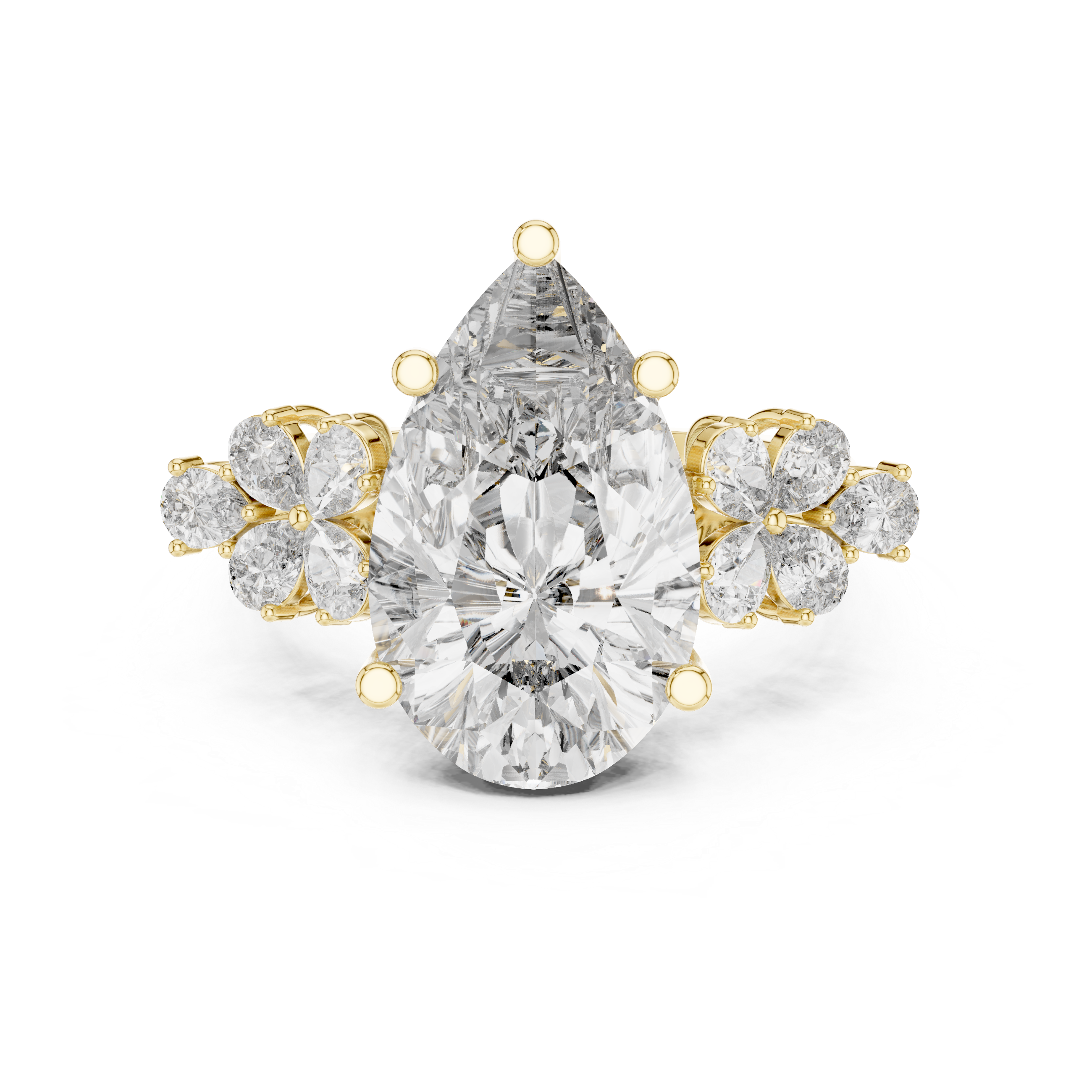 Nebula Cloud lab grown diamond ring