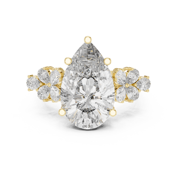 Nebula Cloud lab grown diamond ring