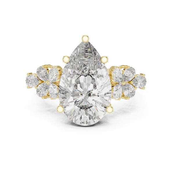 Nebula Cloud lab grown diamond ring