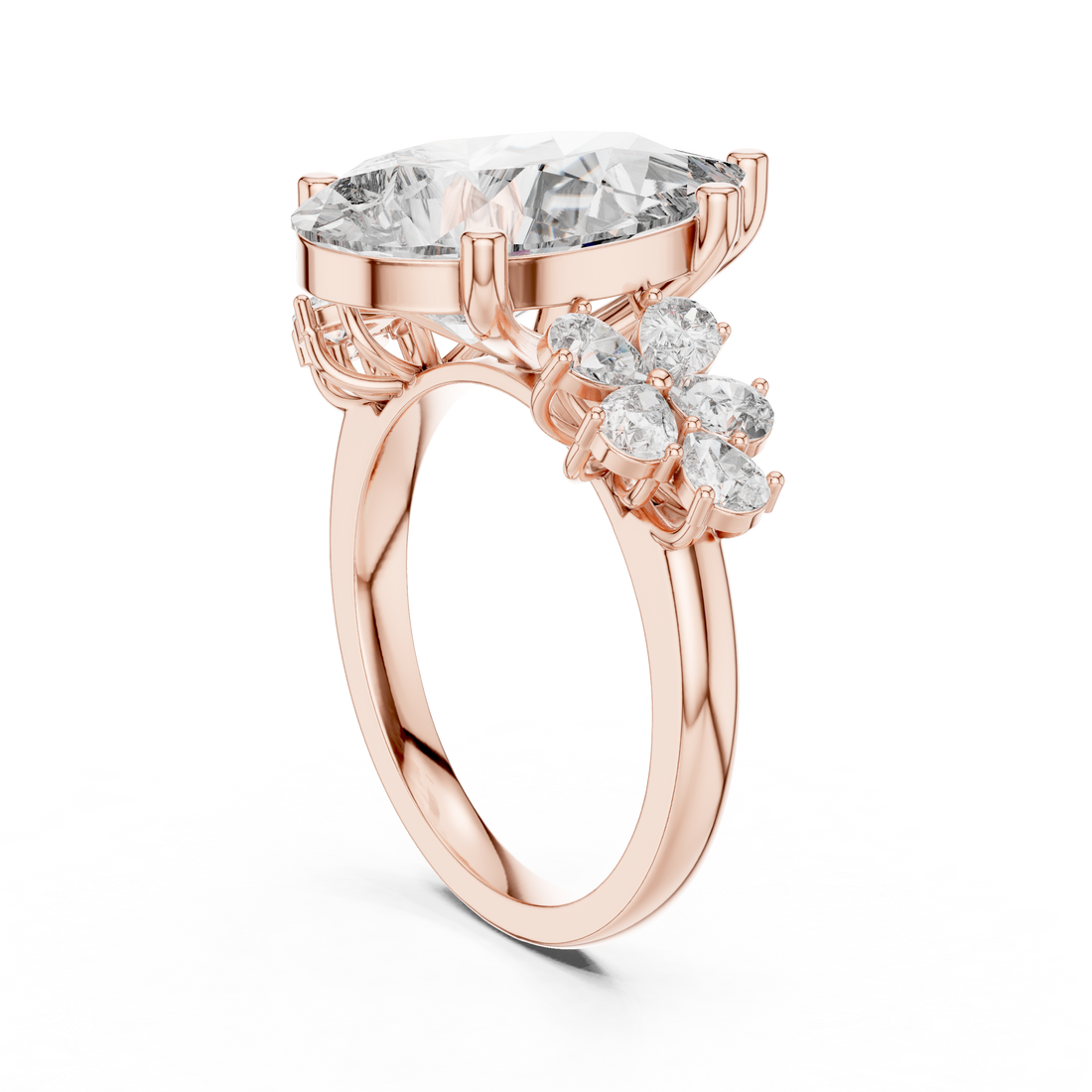 Nebula Cloud lab grown diamond ring