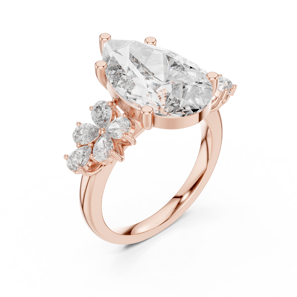 Nebula Cloud lab grown diamond ring
