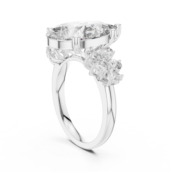 Nebula Cloud lab grown diamond ring