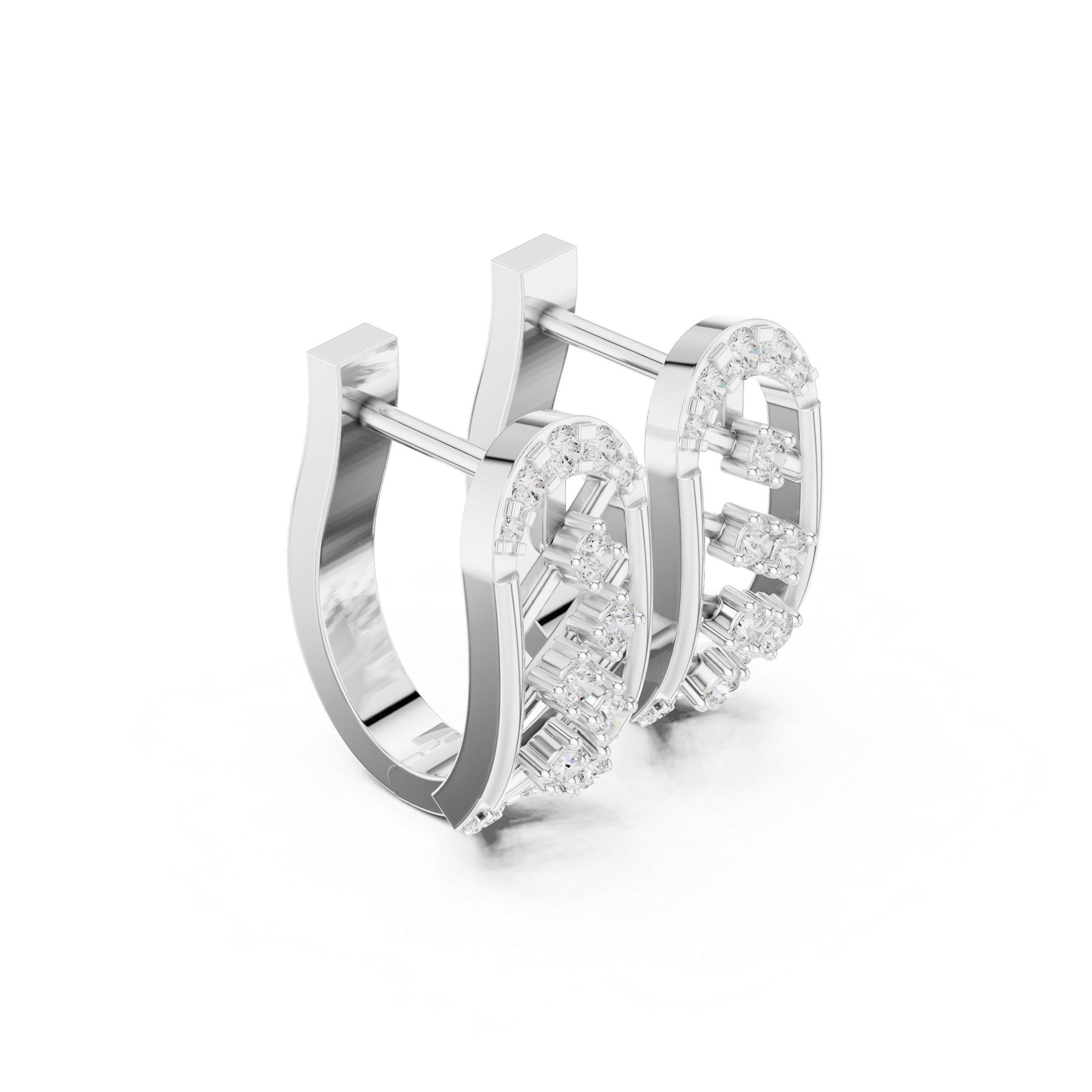 Desert Rose Lab Grown Diamond Earrings Jewelry