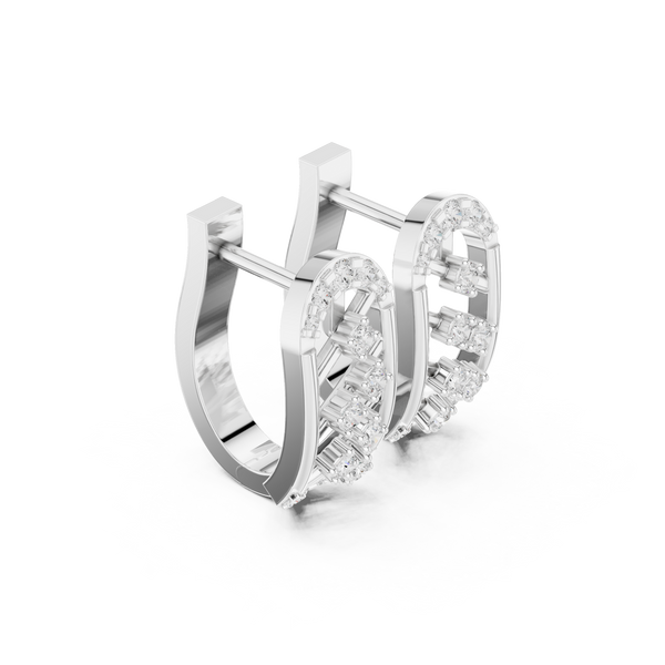 Desert Rose Lab Grown Diamond Earrings Jewelry