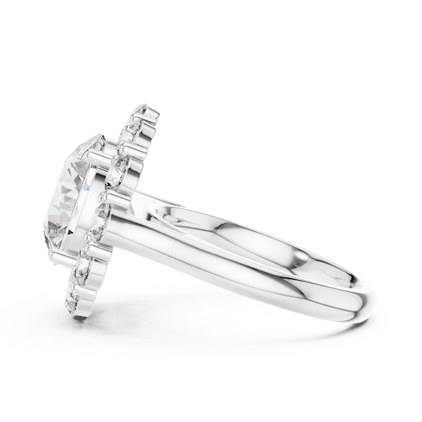 Reflection Glass lab grown diamond ring