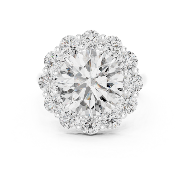Reflection Glass lab grown diamond ring