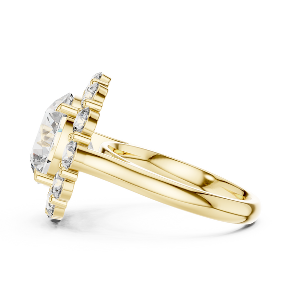 Reflection Glass lab grown diamond ring