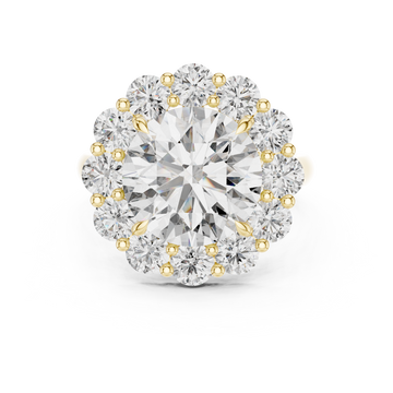 Reflection Glass lab grown diamond ring