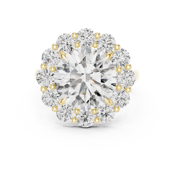 Reflection Glass lab grown diamond ring