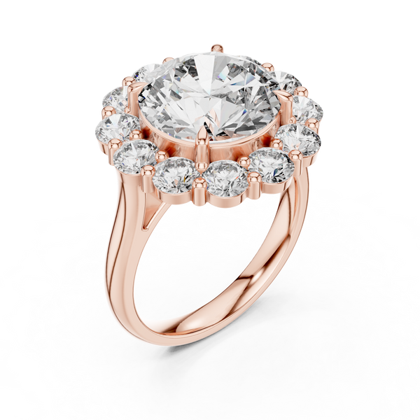Reflection Glass lab grown diamond ring