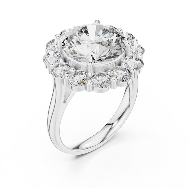 Reflection Glass lab grown diamond ring