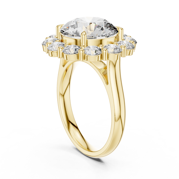 Reflection Glass lab grown diamond ring